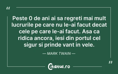 Citeste si: Peste 0 de ani ai sa regreti mai mult lu...