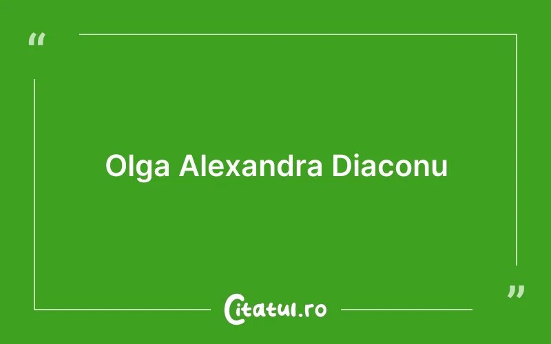 Olga Alexandra Diaconu