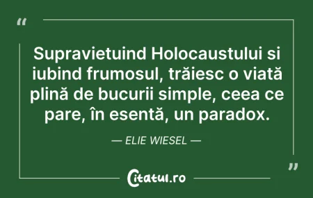 Citeste si: Supraviețuind Holocaustului și iubind fr...