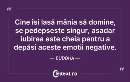 Citeste si: Cine își lasă mânia să domine, se pedeps...