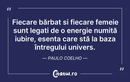 Citeste si: Fiecare bărbat și fiecare femeie sunt le...
