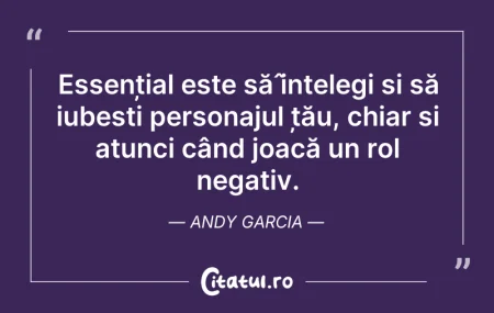 Citeste si: Essențial este să înțelegi și să iub...