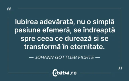 Iubirea adevărată, nu o simplă pasiun...