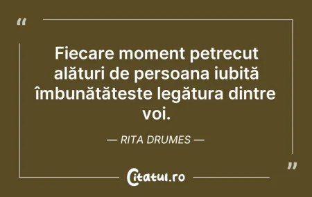 Citeste si: Fiecare moment petrecut alături de perso...