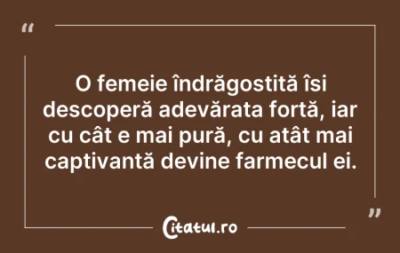 Citeste si: O femeie îndrăgostită își descoperă adev...