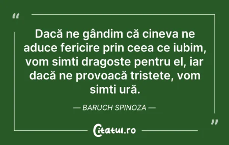 Citeste si: Dacă ne gândim că cineva ne aduce ferici...
