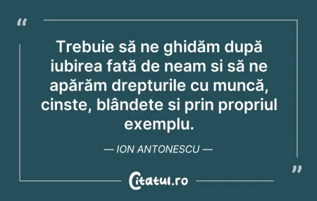 Citeste si: Trebuie să ne ghidăm după iubirea față d...