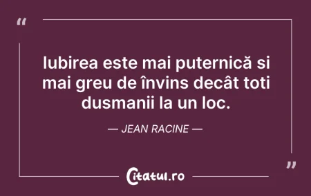 Citeste si: Iubirea este mai puternică și mai greu d...