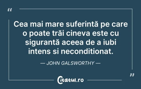 Citeste si: Cea mai mare suferință pe care o poate t...