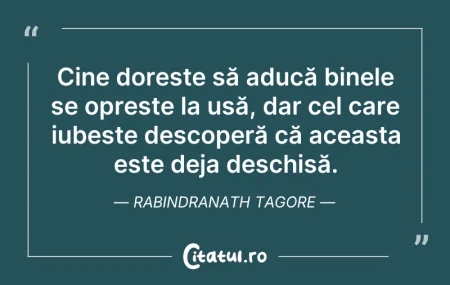 Citeste si: Cine dorește să aducă binele se oprește ...