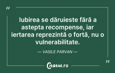 Citeste si: Iubirea se dăruiește fără a aștepta reco...