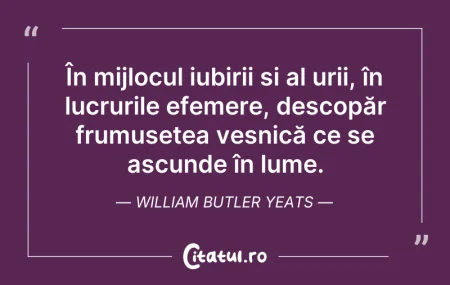 Citeste si: În mijlocul iubirii și al urii, în lucru...