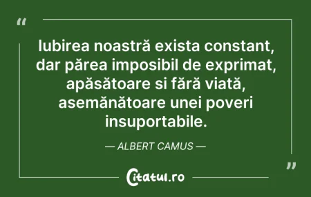 Citeste si: Iubirea noastră exista constant, dar păr...