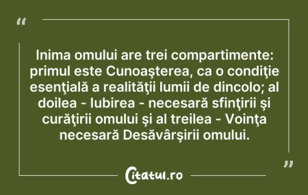 Citeste si: Inima omului are trei compartimente: pri...