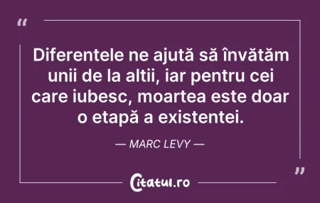 Citeste si: Diferențele ne ajută să învățăm unii de ...