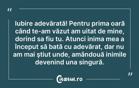 Citeste si: Iubire adevărată! Pentru prima oară când...