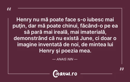 Citeste si: Henry nu mă poate face s-o iubesc mai pu...