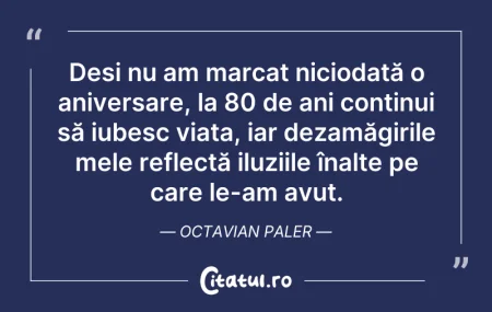Citeste si: Deși nu am marcat niciodată o aniversare...