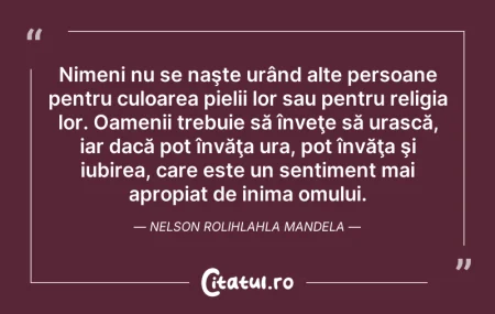 Citeste si: Nimeni nu se naşte urând alte persoane p...