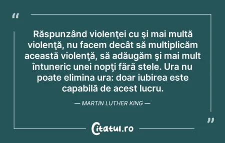 Citeste si: Răspunzând violenţei cu şi mai multă vio...
