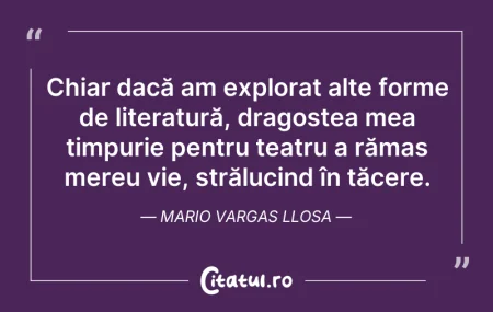 Citeste si: Chiar dacă am explorat alte forme de lit...