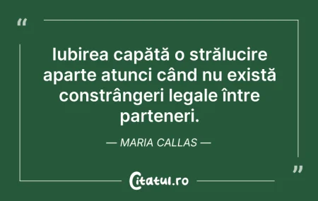 Citeste si: Iubirea capătă o strălucire aparte atunc...