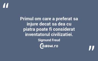 Primul om care a preferat sa injure deca...