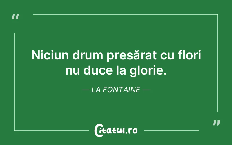 Citat La Fontaine - citate motivationale