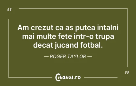 Am crezut ca as putea intalni mai multe ...