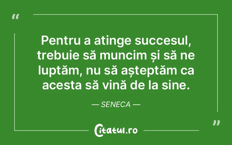Citat Seneca - citate motivationale