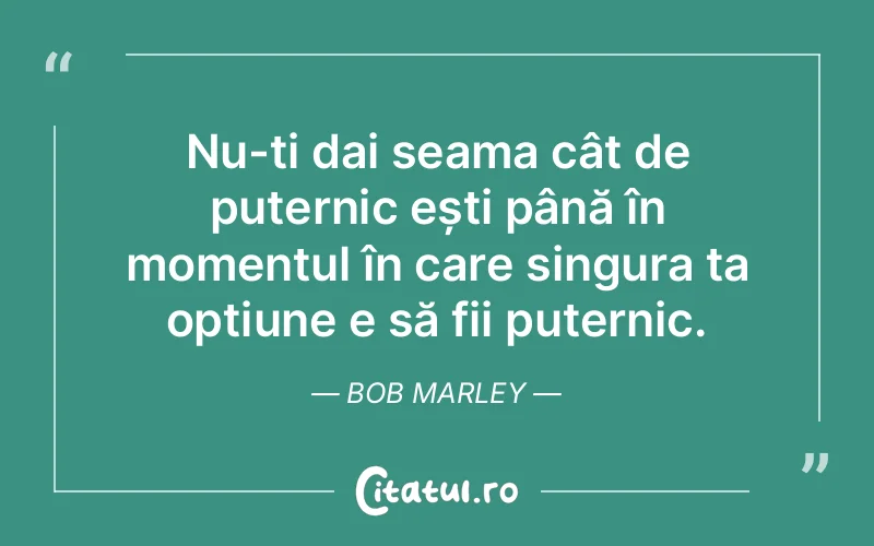 Citat Bob Marley - citate motivationale