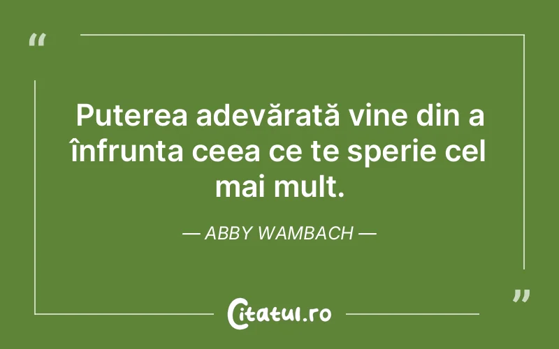 Citat Abby Wambach - citate motivationale
