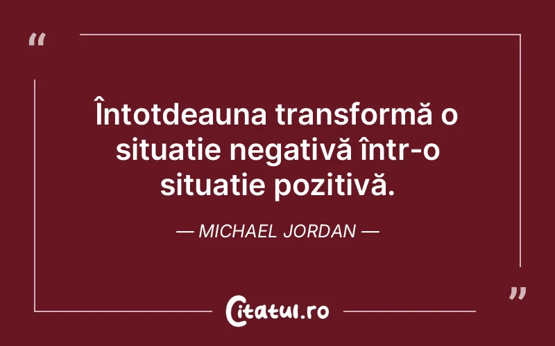 Citat Michael Jordan - citate motivationale