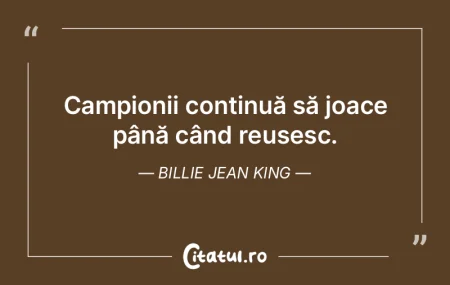 Campionii continuă să joace până câ...