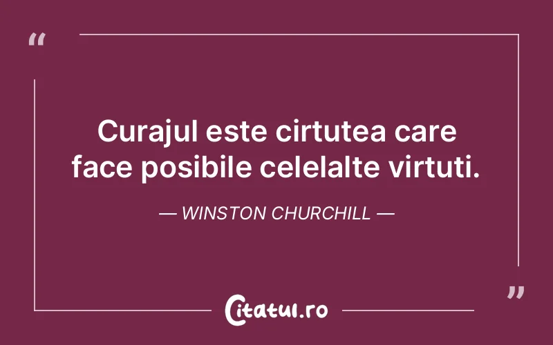 Citat Winston Churchill - citate motivationale