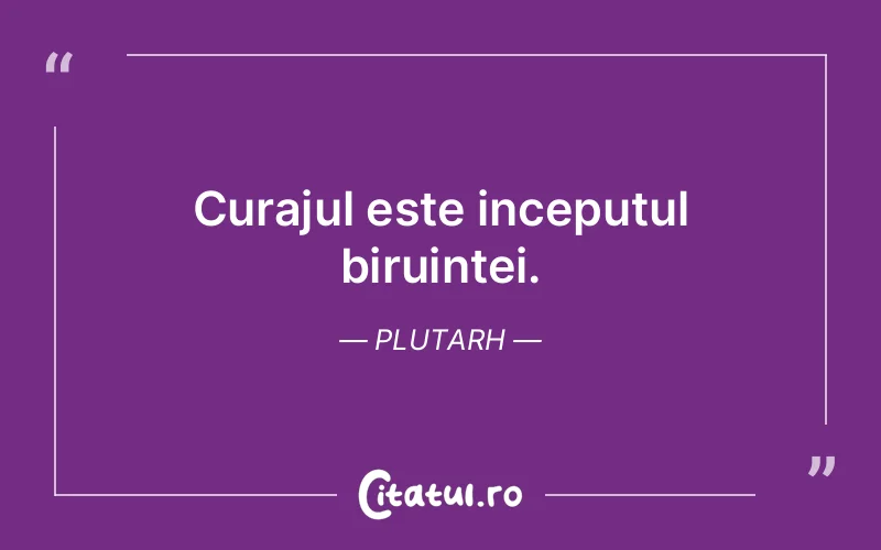 Citat Plutarh - citate motivationale
