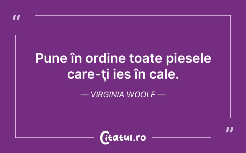Citat Virginia Woolf - citate motivationale