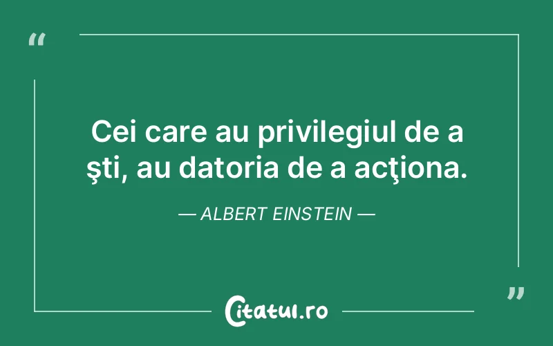 Citat Albert Einstein - citate motivationale