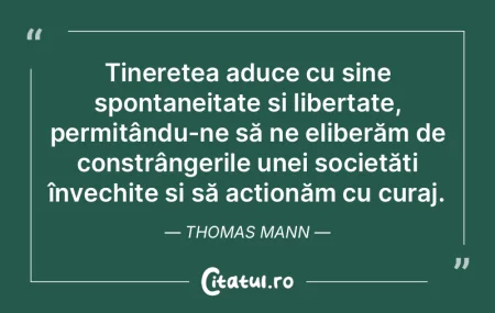 Tinerețea aduce cu sine spontaneitate �...