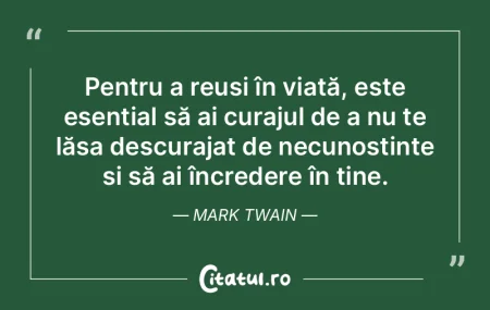 Pentru a reuși în viață, este esenț... Pentru a reuși în viață, este esenț...