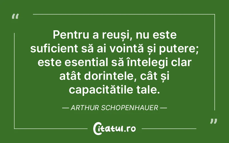 Citat Arthur Schopenhauer - citate motivationale