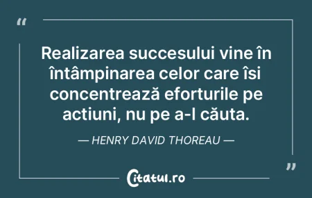 Realizarea succesului vine în întâmpi... Realizarea succesului vine în întâmpi...