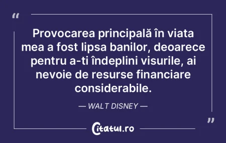 Provocarea principală în viața mea a ...