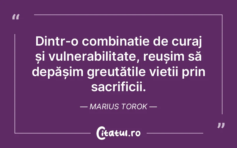 Citat Marius Torok - citate motivationale