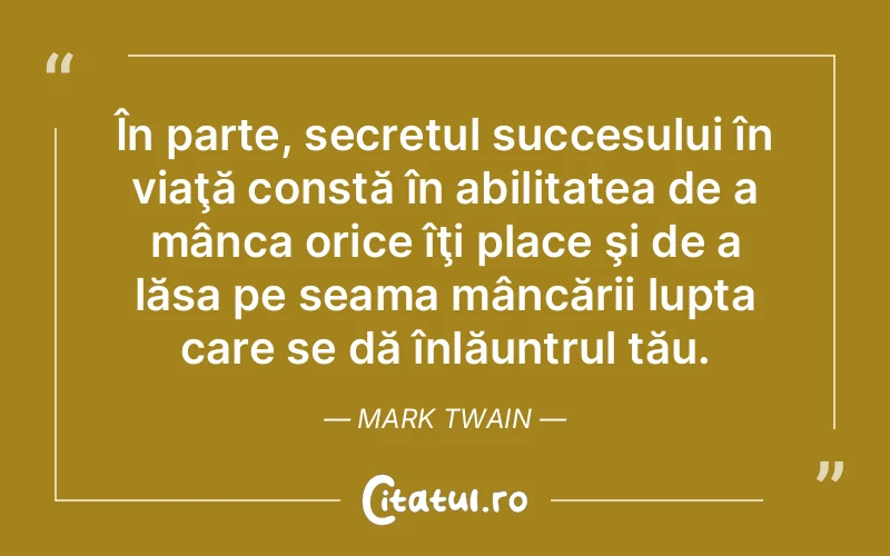 Citat Mark Twain - citate motivationale