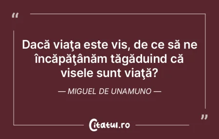 Dacă viaţa este vis, de ce să ne înc... Dacă viaţa este vis, de ce să ne înc...