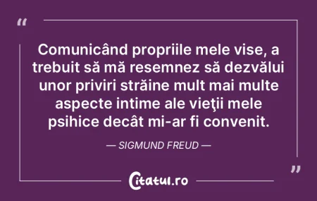 Comunicând propriile mele vise, a trebu... Comunicând propriile mele vise, a trebu...