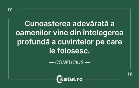 Cunoașterea adevărată a oamenilor vin... Cunoașterea adevărată a oamenilor vin...