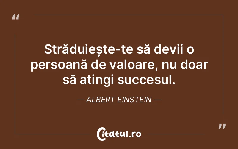 Citat Albert Einstein - citate motivationale