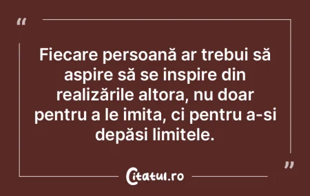 Fiecare persoană ar trebui să aspire s... Fiecare persoană ar trebui să aspire s...